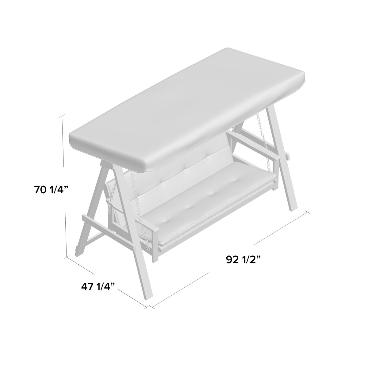 Darby Home Co Peggy Daybed Porch Swing with Stand & Reviews Wayfair